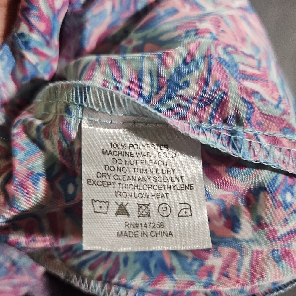 NWT Simply Southern Rain Jacket Women XL Multicolor Floral Lightweight Hooded - Picture 14 of 14